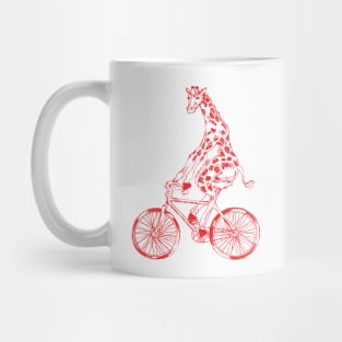 SEEMBO Giraffe Cycling Bicycle Bicycling Biking Riding Bike Mug